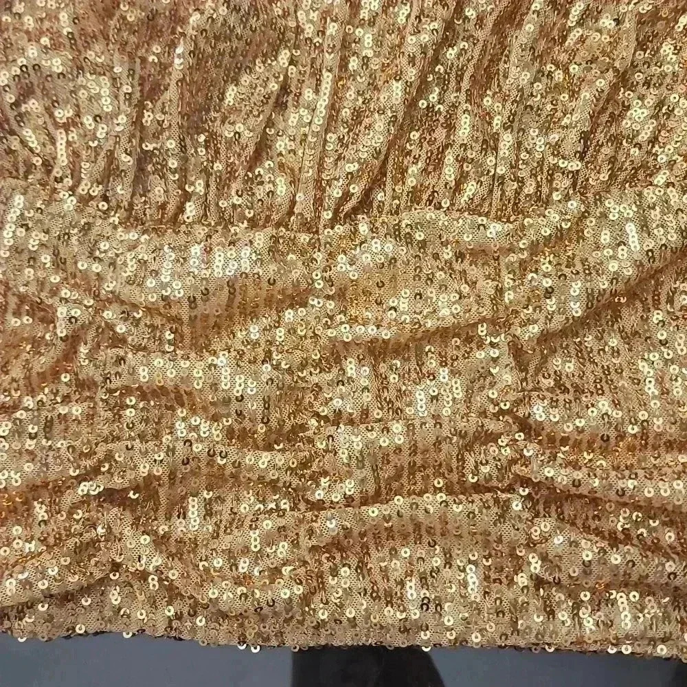 FREE PEOPLE GOLD TOP - Picture 2 of 4